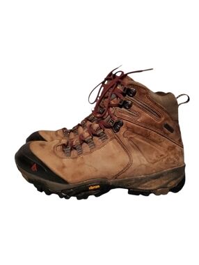 Vasque Brown Leather Lace-Up Hiking Boots Men's Size 9M